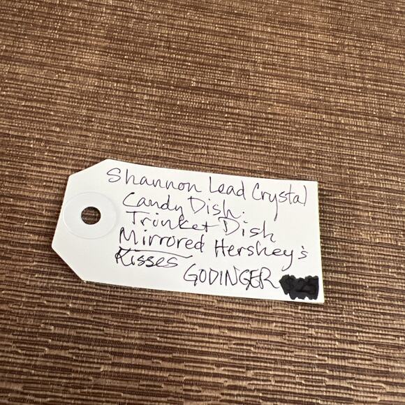 Shannon Crystal Hershey’s Kiss Candy Dish – Designs of Ireland – Mercury Finish - Picture 7 of 7